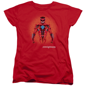 Power Rangers Red Power Ranger Graphic Women's T-Shirt Women's T-Shirt Power Rangers   