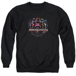 Power Rangers Ranger Circuitry Men's Crewneck Sweatshirt Men's Crewneck Sweatshirt Power Rangers   