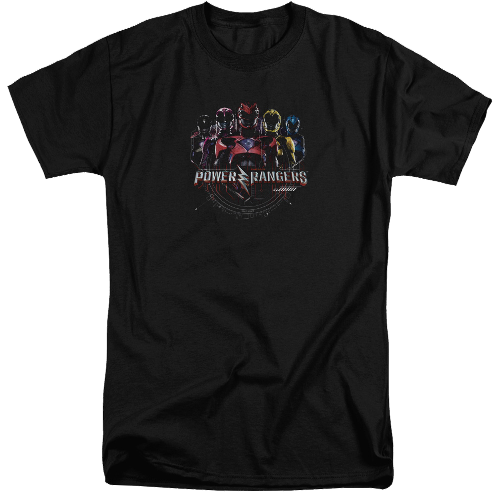Power Rangers Ranger Circuitry Men's Tall Fit T-Shirt Men's Tall Fit T-Shirt Power Rangers   