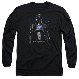 Power Rangers Black Ranger Men's Long Sleeve T-Shirt Men's Long Sleeve T-Shirt Power Rangers   