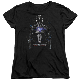 Power Rangers Movie Black Ranger - Women's T-Shirt Women's T-Shirt Power Rangers   