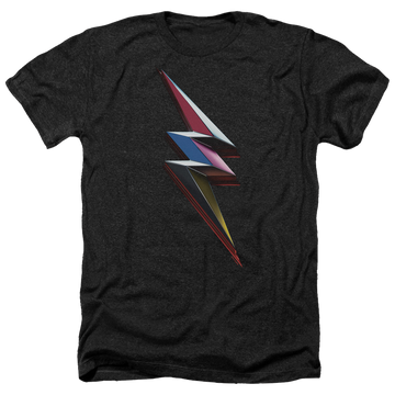Power Rangers Movie Bolt Men's Heather T-Shirt Men's Heather T-Shirt Power Rangers   