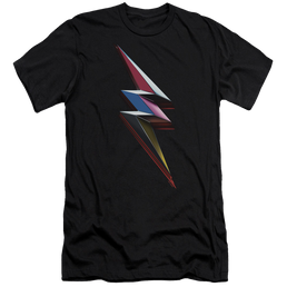 Power Rangers Movie Bolt Men's Premium Slim Fit T-Shirt Men's Premium Slim Fit T-Shirt Power Rangers   