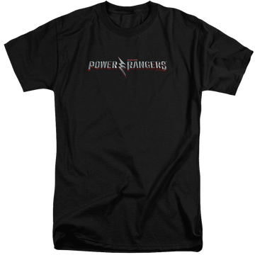 Power Rangers Movie Logo Men's Tall Fit T-Shirt Men's Tall Fit T-Shirt Power Rangers   