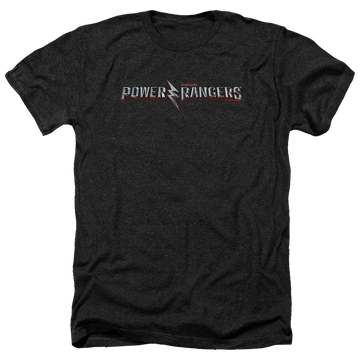 Power Rangers Movie Logo Men's Heather T-Shirt Men's Heather T-Shirt Power Rangers   