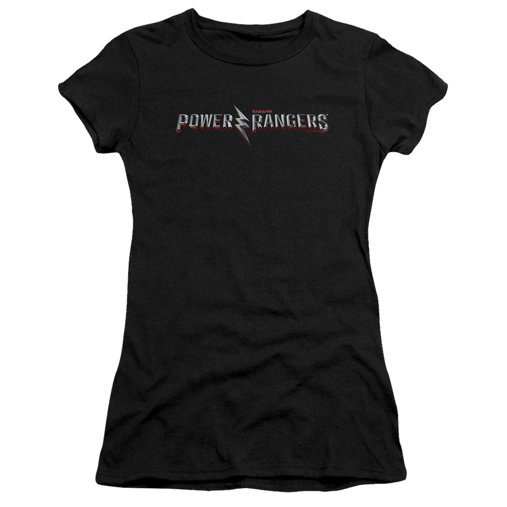 Power Rangers Movie Logo Juniors T-Shirt Juniors T-Shirt Power Rangers   