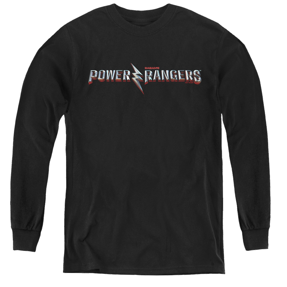 Power Rangers Movie Movie Logo - Youth Long Sleeve T-Shirt Youth Long Sleeve T-Shirt Power Rangers   