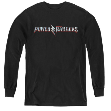 Power Rangers Movie Movie Logo - Youth Long Sleeve T-Shirt Youth Long Sleeve T-Shirt Power Rangers   