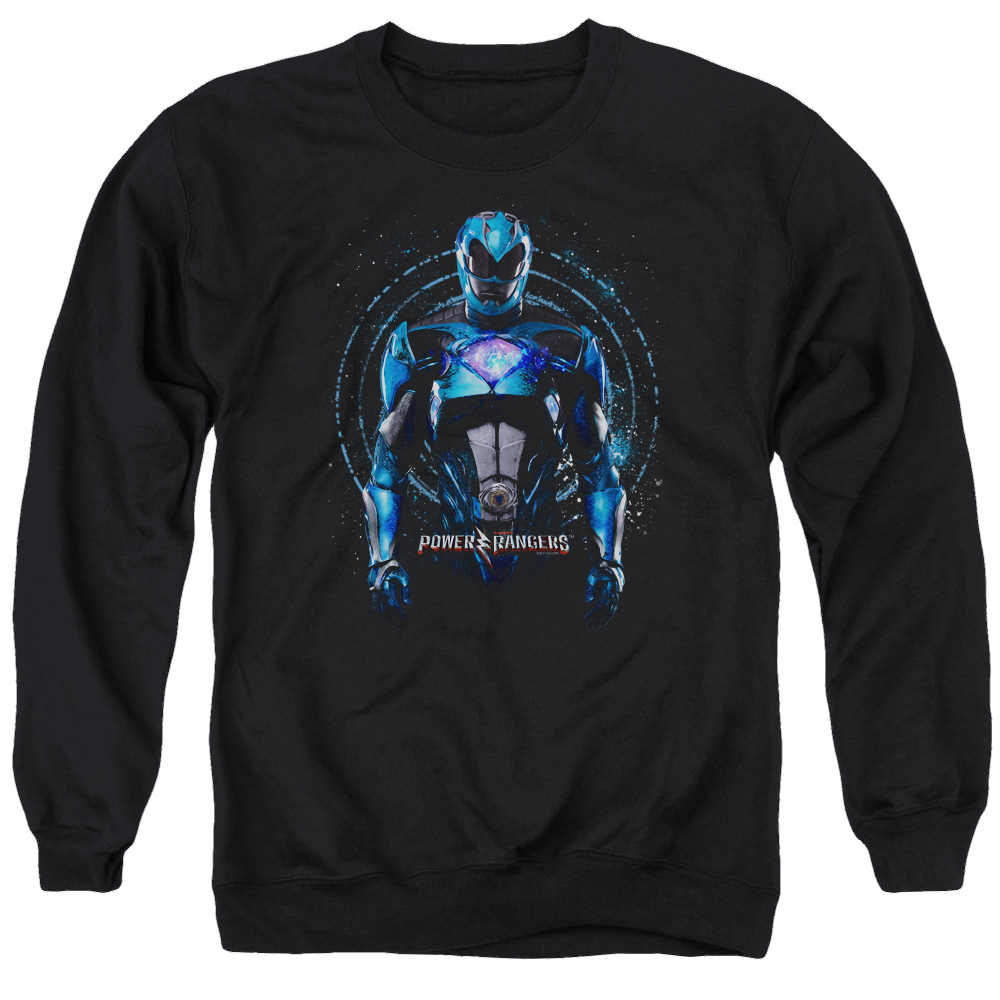 Power Rangers Blue Ranger Men's Crewneck Sweatshirt Men's Crewneck Sweatshirt Power Rangers   
