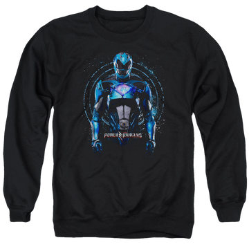 Power Rangers Blue Ranger Men's Crewneck Sweatshirt Men's Crewneck Sweatshirt Power Rangers   