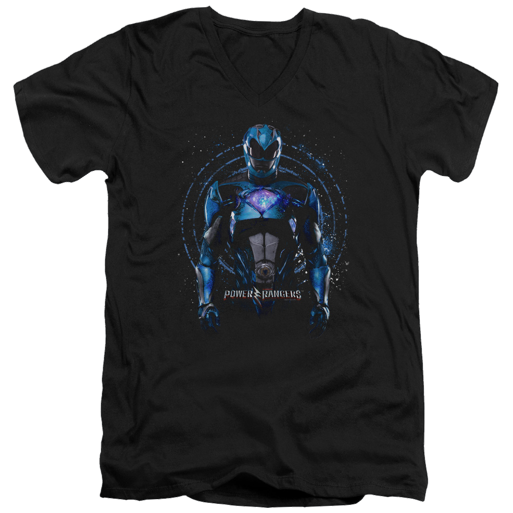 Power Rangers Blue Ranger Men's V-Neck T-Shirt Men's V-Neck T-Shirt Power Rangers   