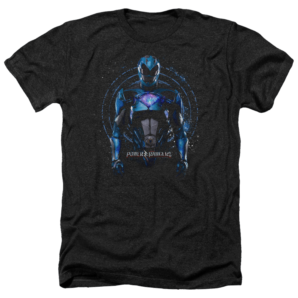 Power Rangers Blue Ranger Men's Heather T-Shirt Men's Heather T-Shirt Power Rangers   