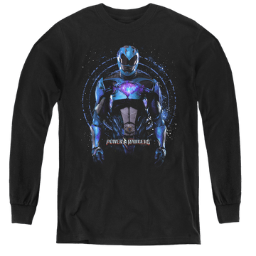 Power Rangers Movie Blue Ranger - Youth Long Sleeve T-Shirt Youth Long Sleeve T-Shirt Power Rangers   