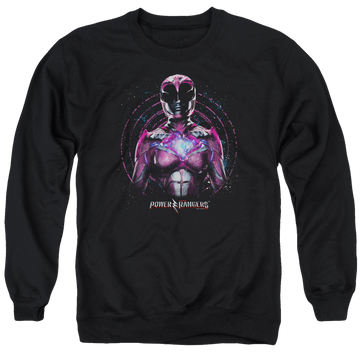 Power Rangers Pink Ranger Men's Crewneck Sweatshirt Men's Crewneck Sweatshirt Power Rangers   