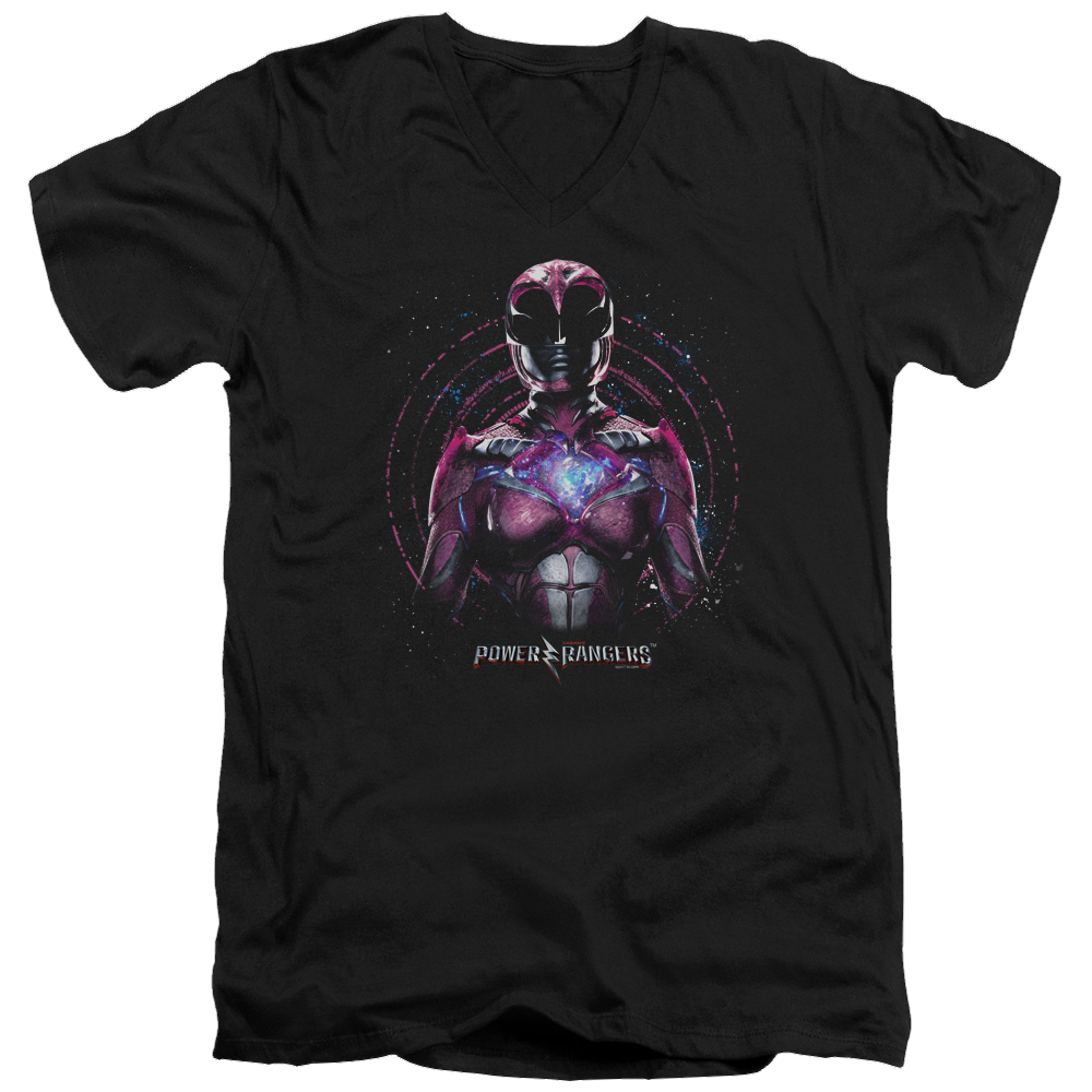 Power Rangers Pink Ranger Men's V-Neck T-Shirt Men's V-Neck T-Shirt Power Rangers   