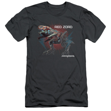 Power Rangers Red Zord Men's Premium Slim Fit T-Shirt Men's Premium Slim Fit T-Shirt Power Rangers   