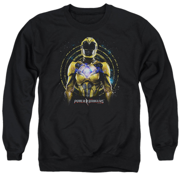 Power Rangers Yellow Ranger Men's Crewneck Sweatshirt Men's Crewneck Sweatshirt Power Rangers   