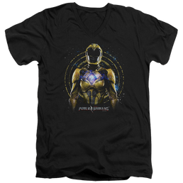 Power Rangers Yellow Ranger Men's V-Neck T-Shirt Men's V-Neck T-Shirt Power Rangers   