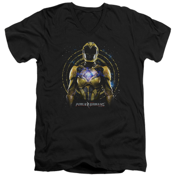 Power Rangers Yellow Ranger Men's V-Neck T-Shirt Men's V-Neck T-Shirt Power Rangers   
