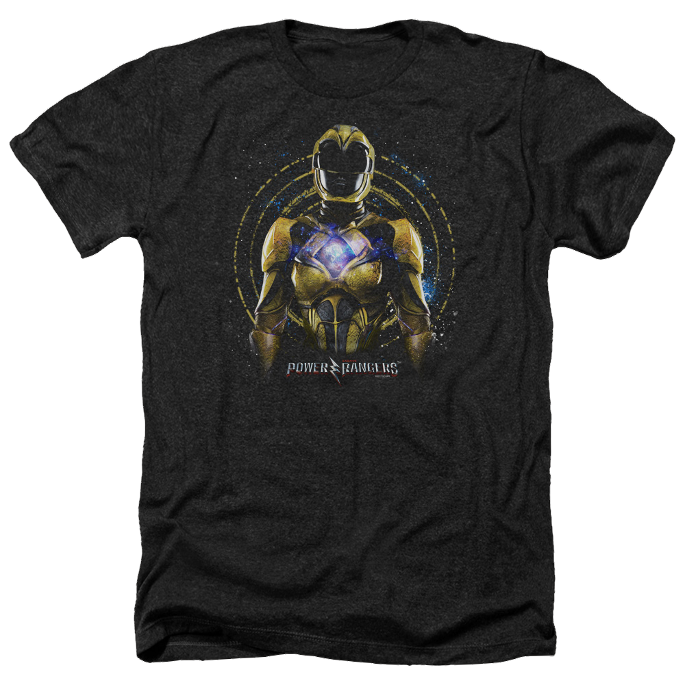 Power Rangers Yellow Ranger Men's Heather T-Shirt Men's Heather T-Shirt Power Rangers   