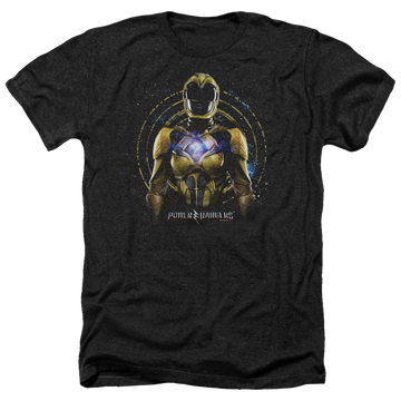 Power Rangers Yellow Ranger Men's Heather T-Shirt Men's Heather T-Shirt Power Rangers   