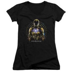 Power Rangers Yellow Ranger Juniors V-Neck T-Shirt Juniors V-Neck T-Shirt Power Rangers   