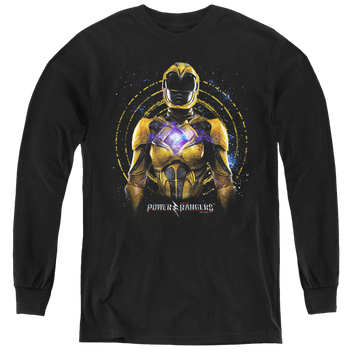 Power Rangers Movie Yellow Ranger - Youth Long Sleeve T-Shirt Youth Long Sleeve T-Shirt Power Rangers   