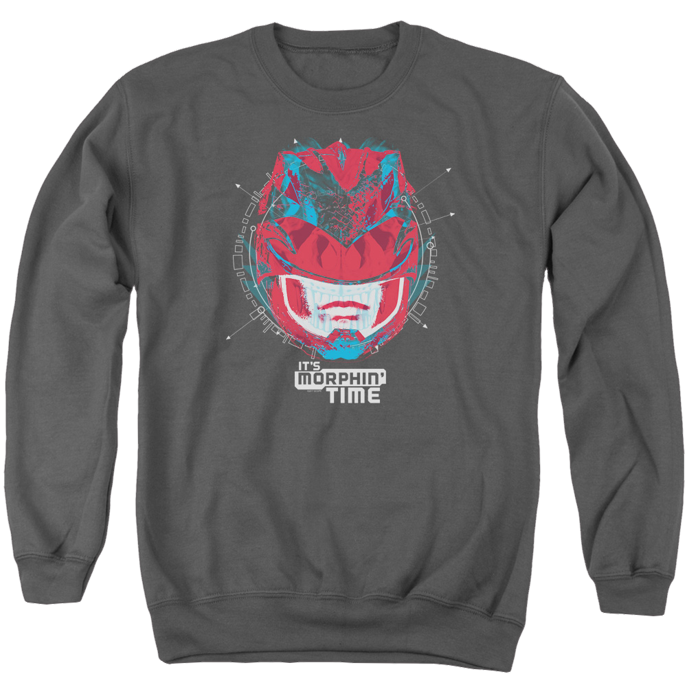 Power Rangers Its Morphin Time Men's Crewneck Sweatshirt Men's Crewneck Sweatshirt Power Rangers   