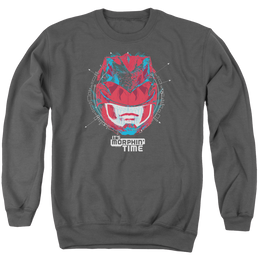 Power Rangers Its Morphin Time Men's Crewneck Sweatshirt Men's Crewneck Sweatshirt Power Rangers   