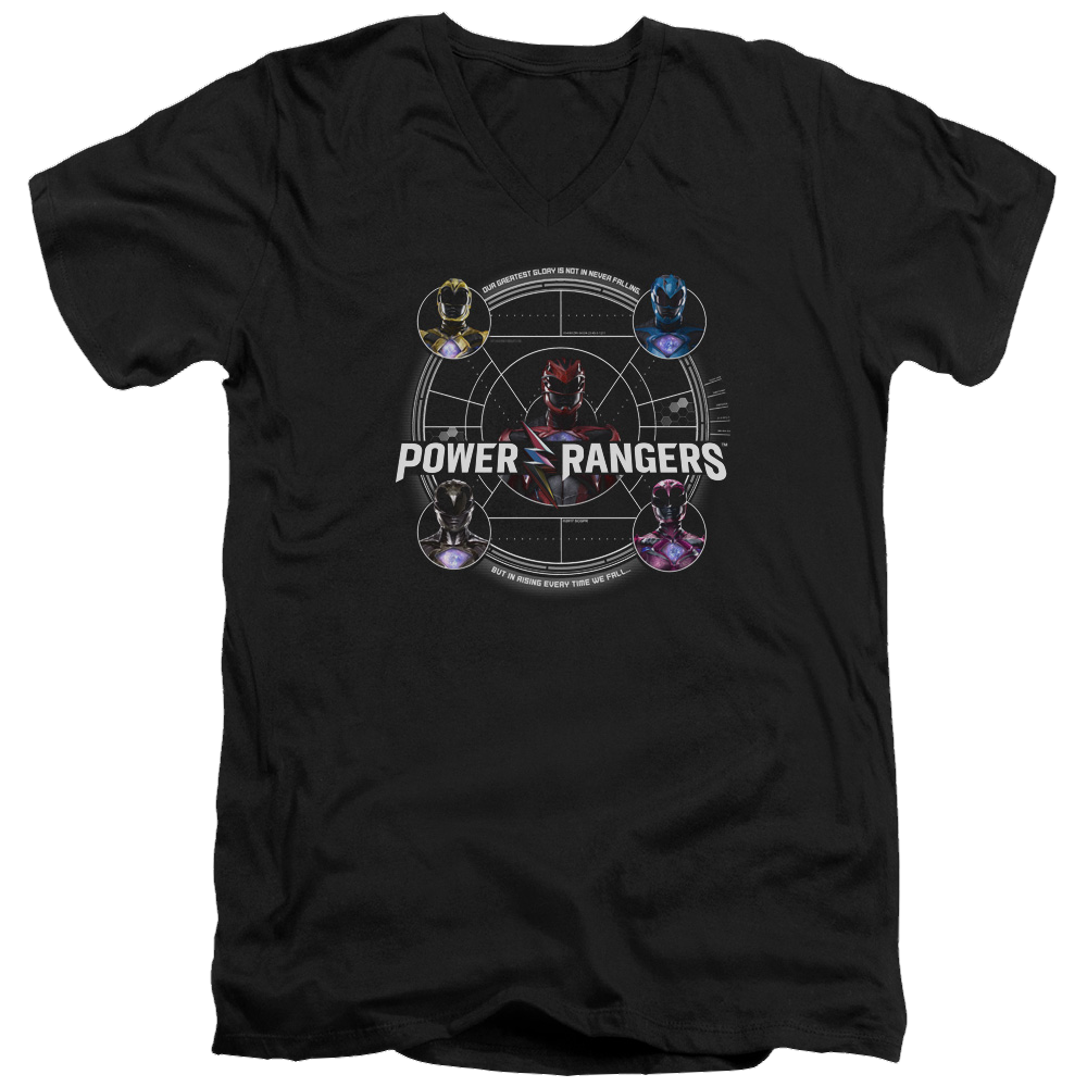 Power Rangers Greatest Glory Men's V-Neck T-Shirt Men's V-Neck T-Shirt Power Rangers   