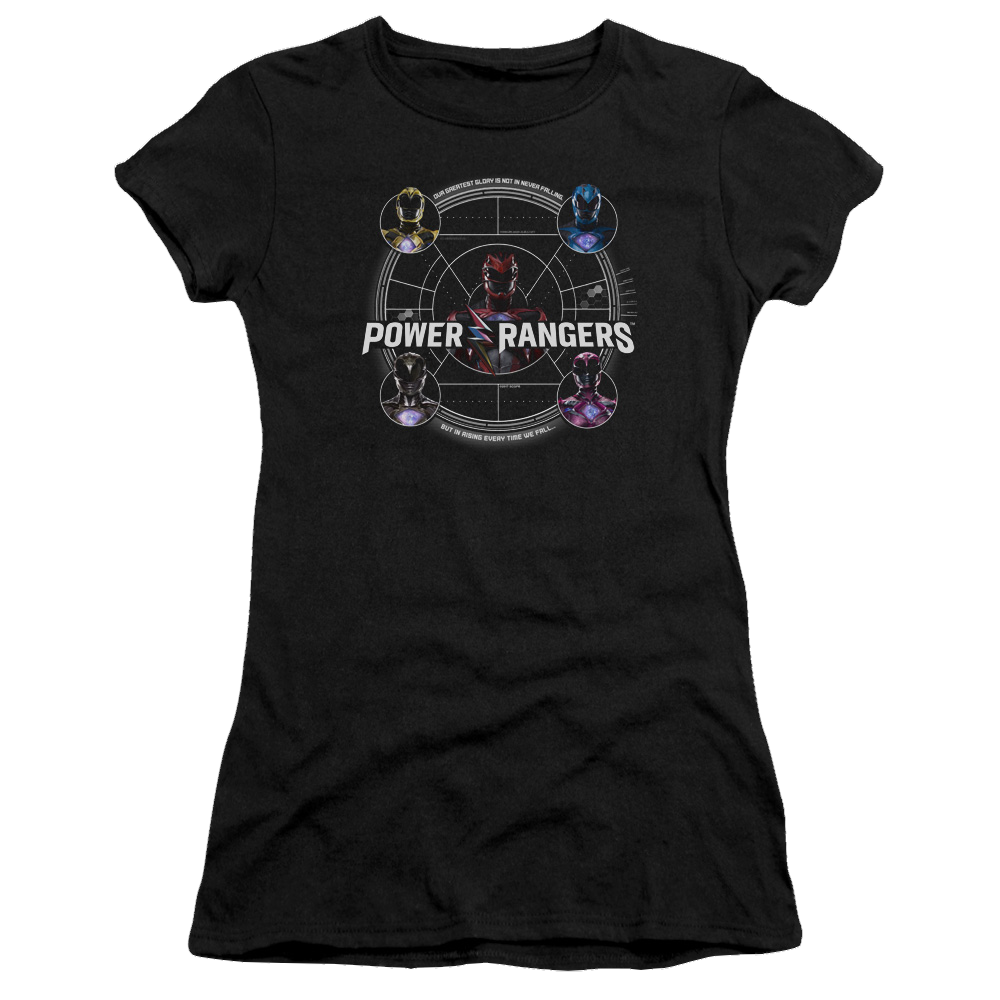 Power Rangers Greatest Glory Juniors T-Shirt Juniors T-Shirt Power Rangers   