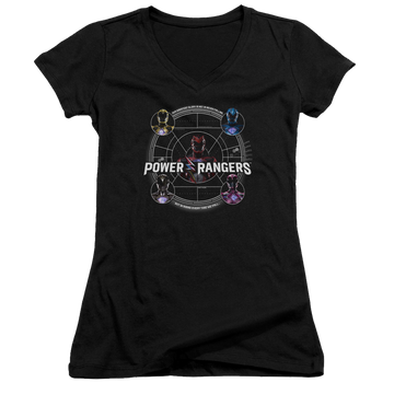 Power Rangers Greatest Glory Juniors V-Neck T-Shirt Juniors V-Neck T-Shirt Power Rangers   