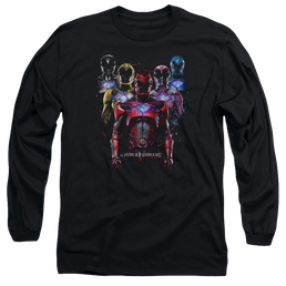 Power Rangers Team Of Rangers Men's Long Sleeve T-Shirt Men's Long Sleeve T-Shirt Power Rangers   