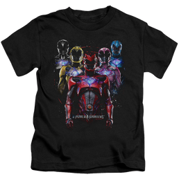 Power Rangers Team Of Rangers Kid's T-Shirt (Ages 4-7) Kid's T-Shirt (Ages 4-7) Power Rangers   