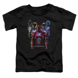 Power Rangers Team Of Rangers Toddler T-Shirt Toddler T-Shirt Power Rangers   