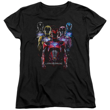 Power Rangers Team Of Rangers Women's T-Shirt Women's T-Shirt Power Rangers   