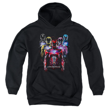 Power Rangers Team Of Rangers Youth Hoodie (Ages 8-12) Youth Hoodie (Ages 8-12) Power Rangers   