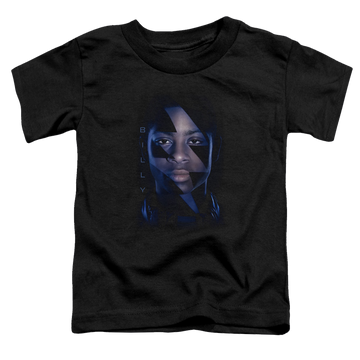 Black toddler t-shirt with Power Rangers Billy Bolt graphic