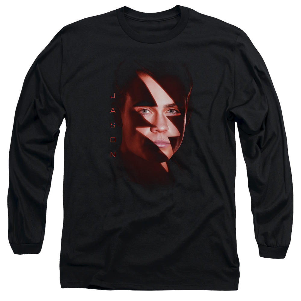 Power Rangers Jason Bolt Men's Long Sleeve T-Shirt Men's Long Sleeve T-Shirt Power Rangers   