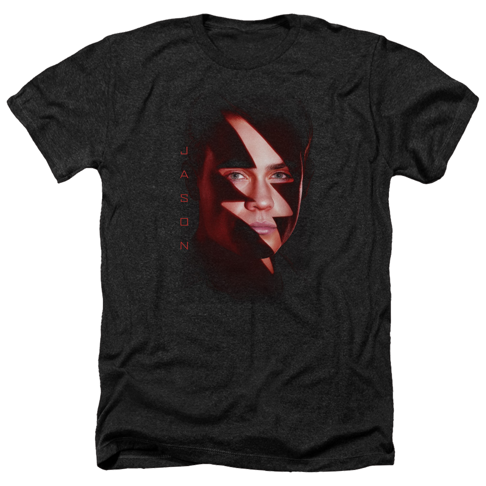 Power Rangers Jason Bolt Men's Heather T-Shirt Men's Heather T-Shirt Power Rangers   
