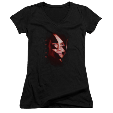 Power Rangers Jason Bolt Juniors V-Neck T-Shirt Juniors V-Neck T-Shirt Power Rangers   