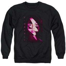 Power Rangers Kimberly Bolt Men's Crewneck Sweatshirt Men's Crewneck Sweatshirt Power Rangers   