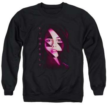 Power Rangers Kimberly Bolt Men's Crewneck Sweatshirt Men's Crewneck Sweatshirt Power Rangers   