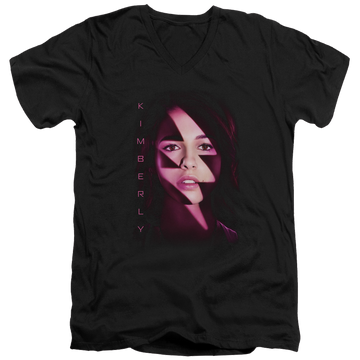 Power Rangers Kimberly Bolt Men's V-Neck T-Shirt Men's V-Neck T-Shirt Power Rangers   