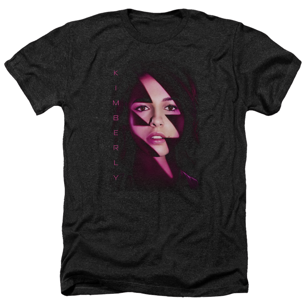 Power Rangers Kimberly Bolt Men's Heather T-Shirt Men's Heather T-Shirt Power Rangers   