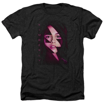 Power Rangers Kimberly Bolt Men's Heather T-Shirt Men's Heather T-Shirt Power Rangers   
