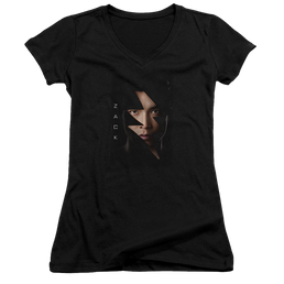 Power Rangers Zack Bolt Juniors V-Neck T-Shirt Juniors V-Neck T-Shirt Power Rangers   