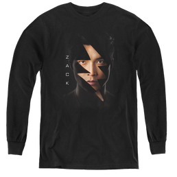 Power Rangers Movie Zack Bolt - Youth Long Sleeve T-Shirt Youth Long Sleeve T-Shirt Power Rangers   