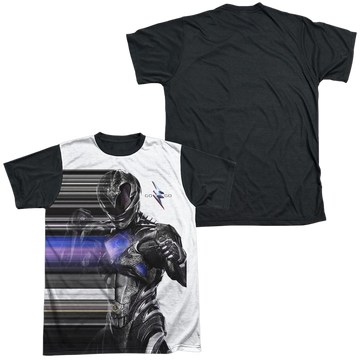 Power Rangers Black Streak Men's Black Back T-Shirt Men's Black Back T-Shirt Power Rangers   