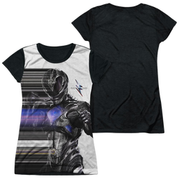 Power Rangers Black Streak Juniors Black Back T-Shirt Juniors Black Back T-Shirt Power Rangers   